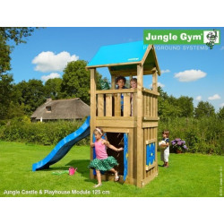 Hřiště Jungle Castle se skluzavkou a modulem Playhouse