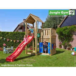 Hřiště Jungle Mansion se skluzavkou a modulem Playhouse